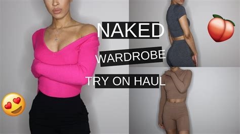 naked clothing haul nude